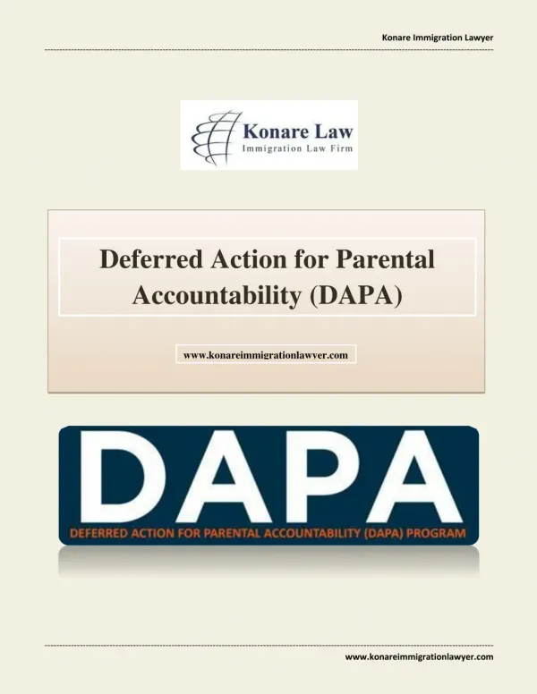 Deferred Action for Parental Accountability (DAPA)