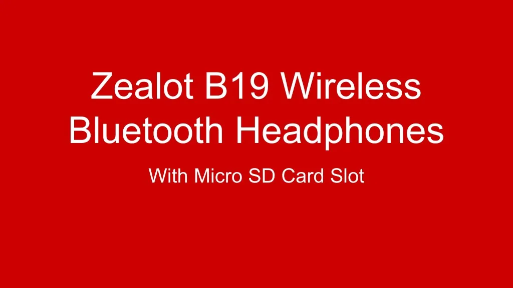 zealot b19 wireless bluetooth headphones