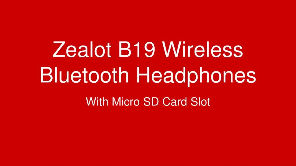 zealot b19 wireless bluetooth headphones