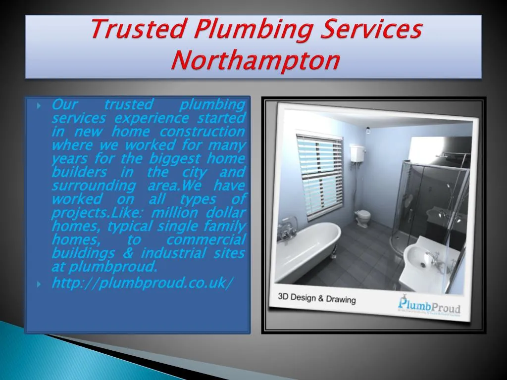 trusted plumbing services northampton