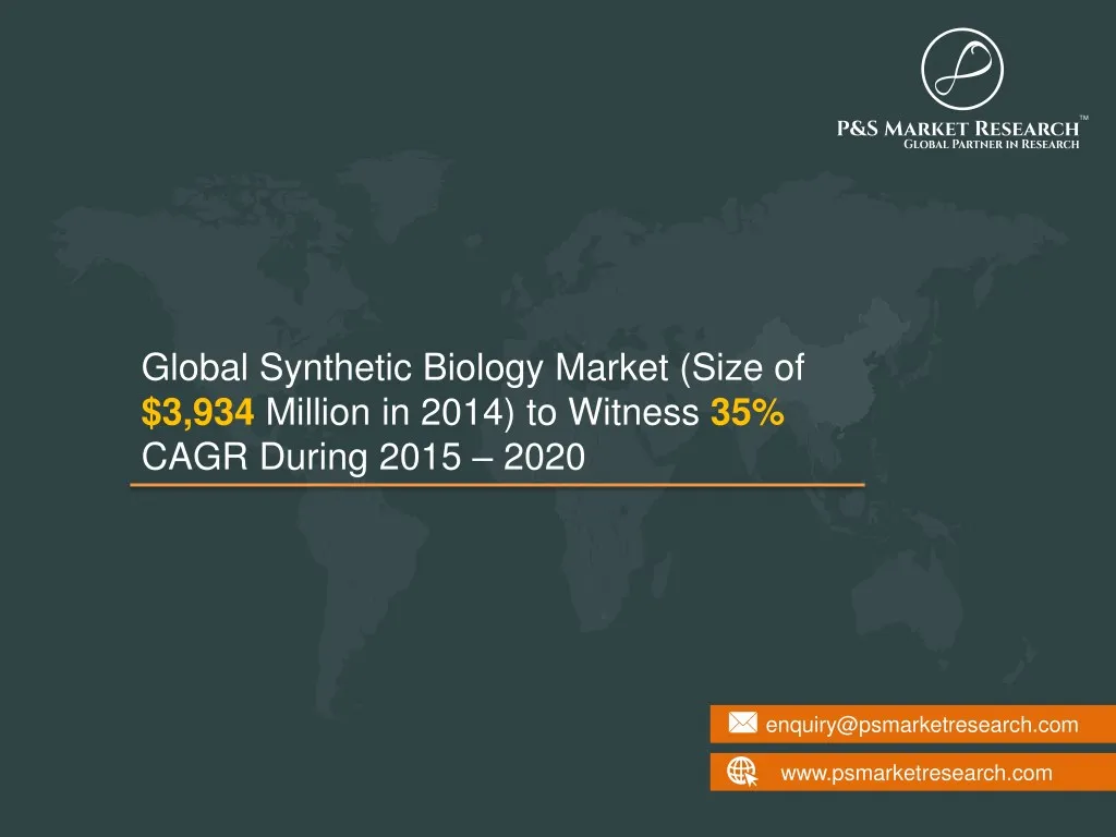 global synthetic biology market size