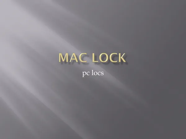mac lock