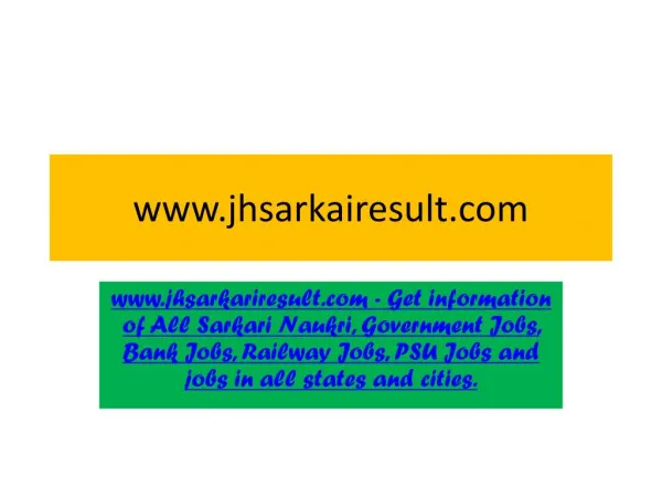 www jhsarkairesult com