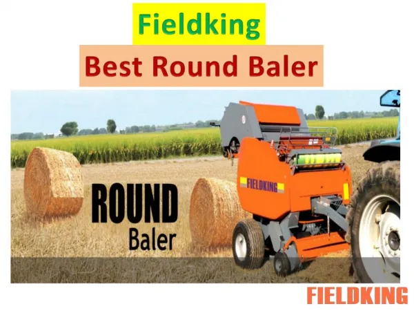Fieldking- Mini Round Baler Machine