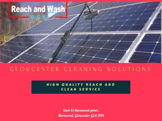 Gloucester cleaning solution - slide 1