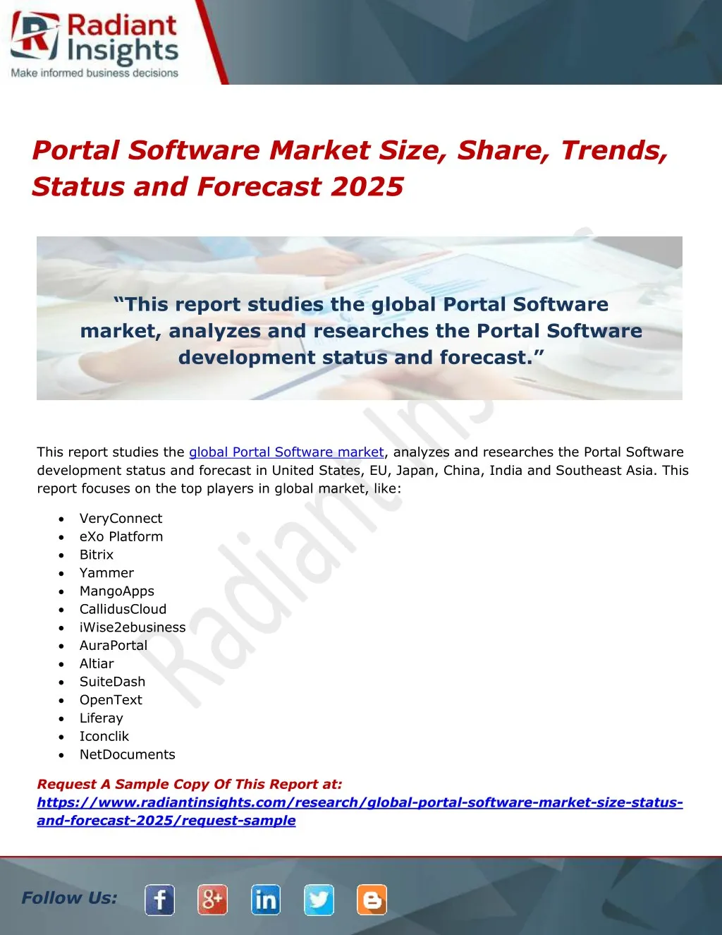 portal software market size share trends status