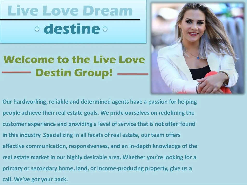 live love dream destine