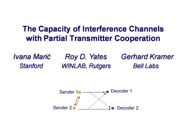 The Capacity of Interference Channels with Partial Transmitter Cooperation