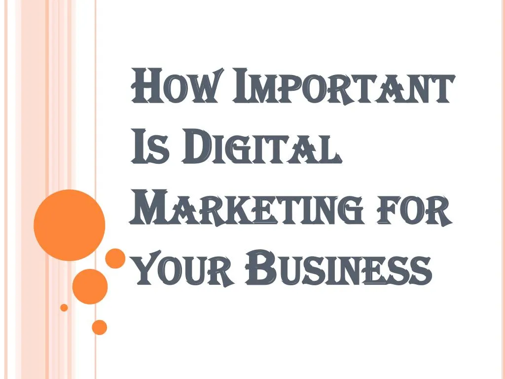 how important is digital marketing for your business