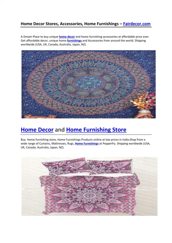 Home Decor Hippie Mandala Tapestry