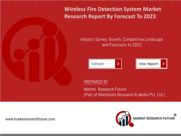 Wireless Fire Detection System Market by Application, Drive Mechanism and Region Forecasts to 2023