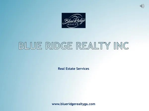 Homes for Sale in Blue Ridge Georgia - Blue Ridge Realty Inc