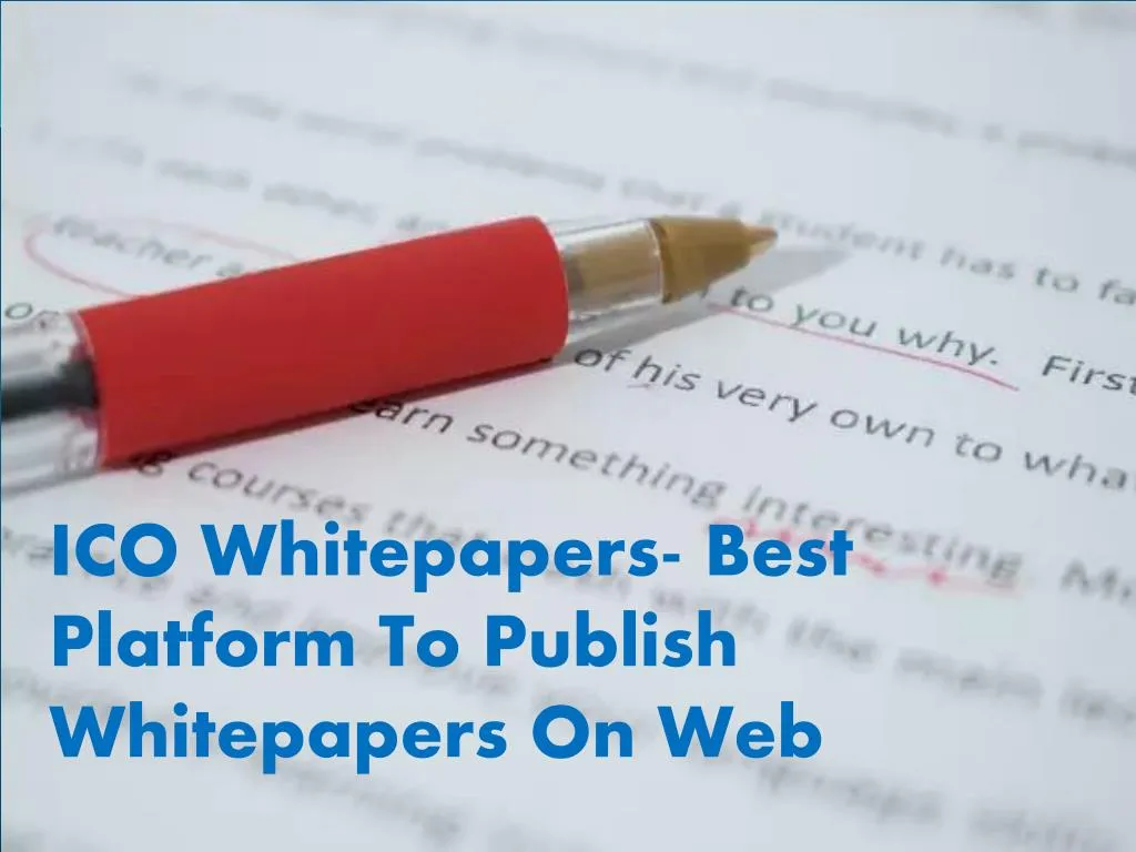 ico whitepapers best platform to publish