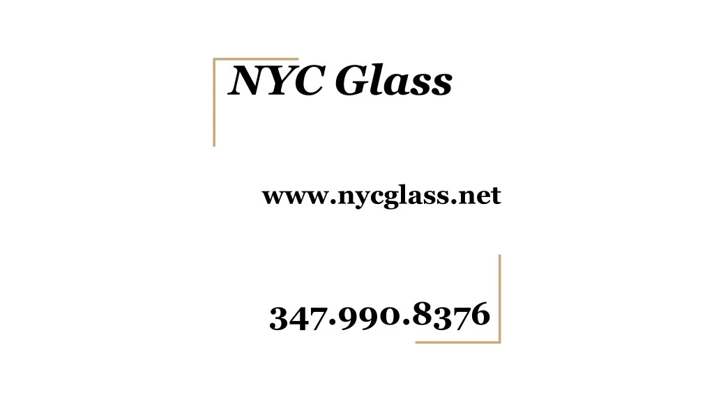 nyc glass