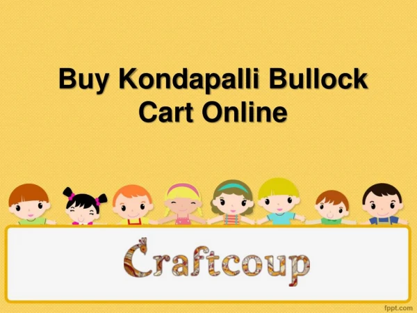 Kondapalli Toys, Â Buy Kondapalli Bullock Cart - Craftcoup