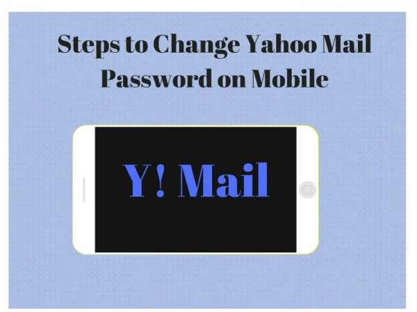 How to Change Yahoo Mail Password