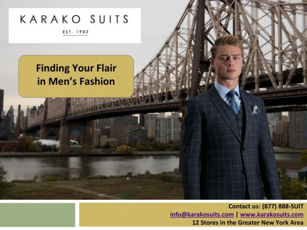 Finding Your Flair in Menâ€™s Fashion