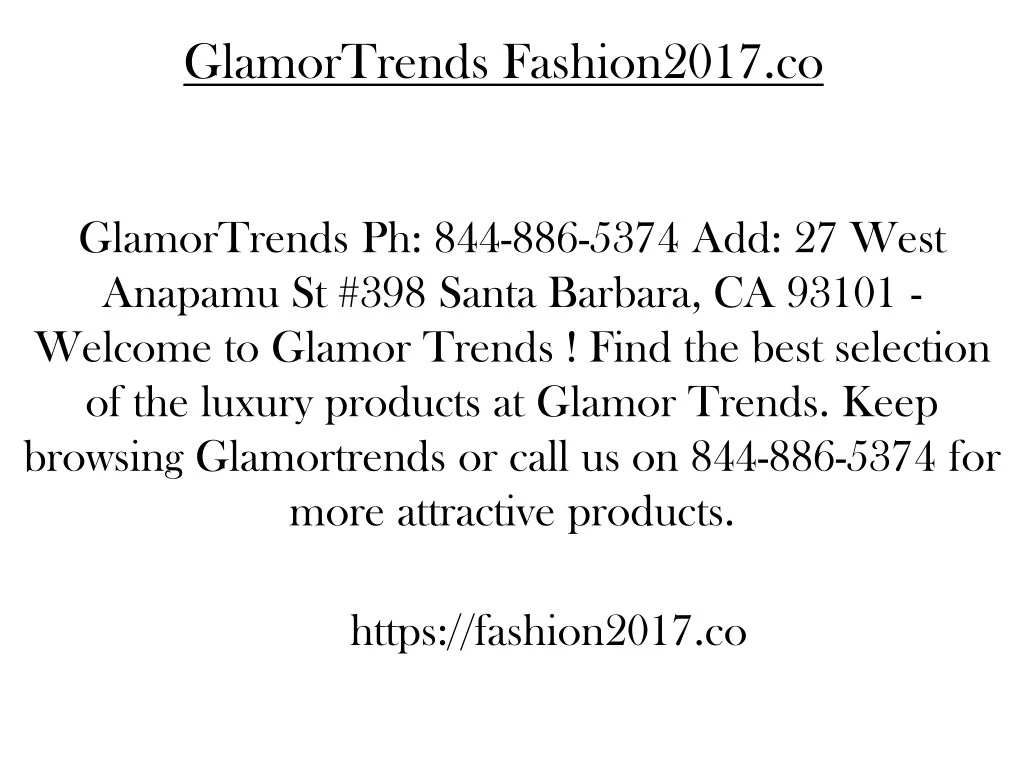 glamortrends fashion2017 co