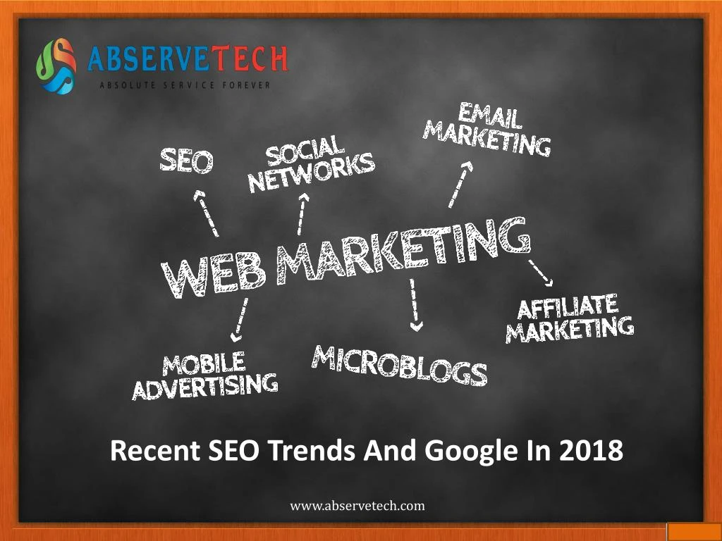 recent seo trends and google in 2018