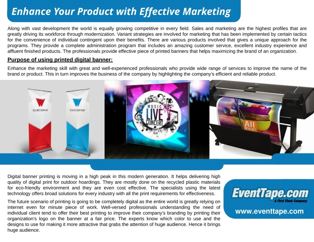 enhance your product with effective marketing