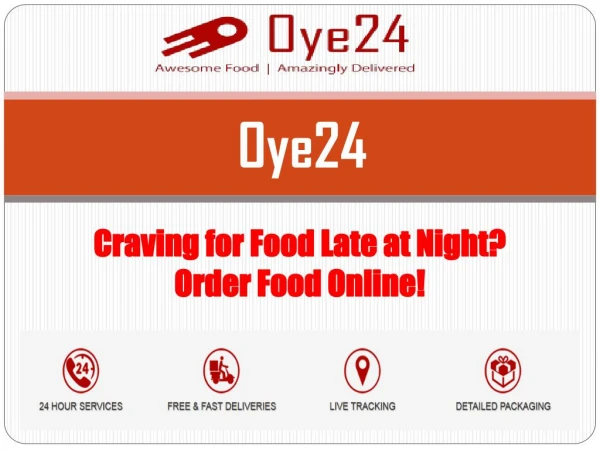 Craving for Food Late at Night? Order Food Online!