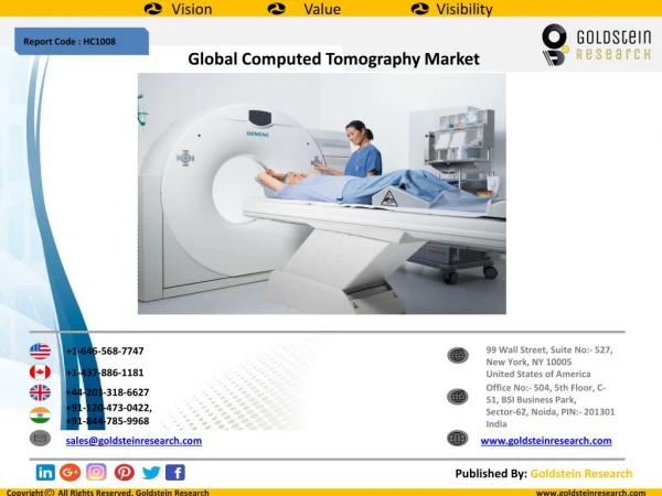 Global Computed Tomography Market: Size, Share, Trends Demand and Forecast 2016-2024