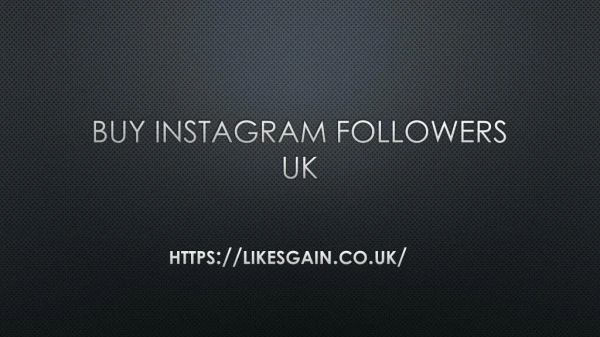 Buy Instagram & followers