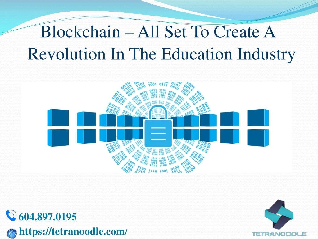 blockchain all set to create a revolution in the education industry