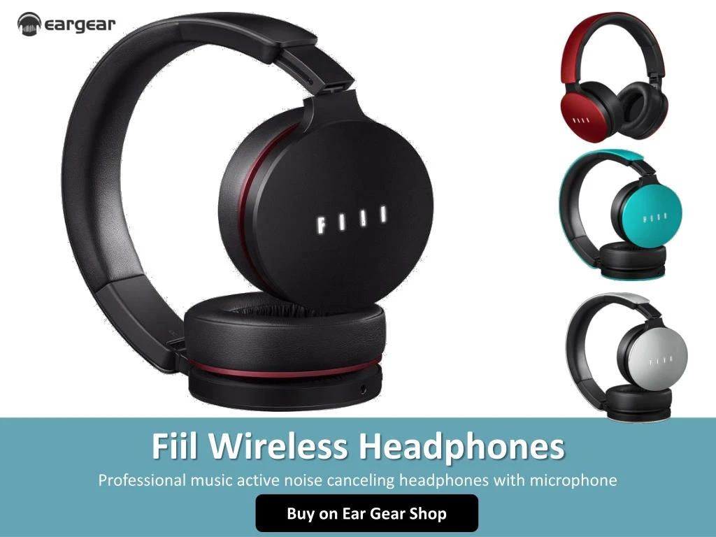 fiil wireless headphones professional music