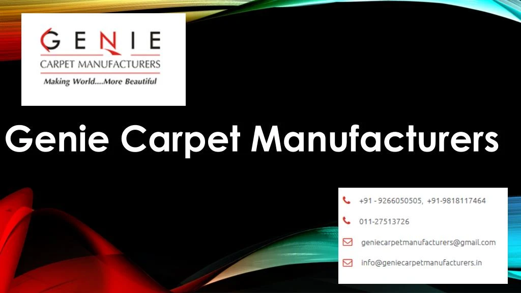 genie carpet manufacturers