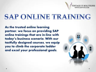 SAP Training PPT - slide 1