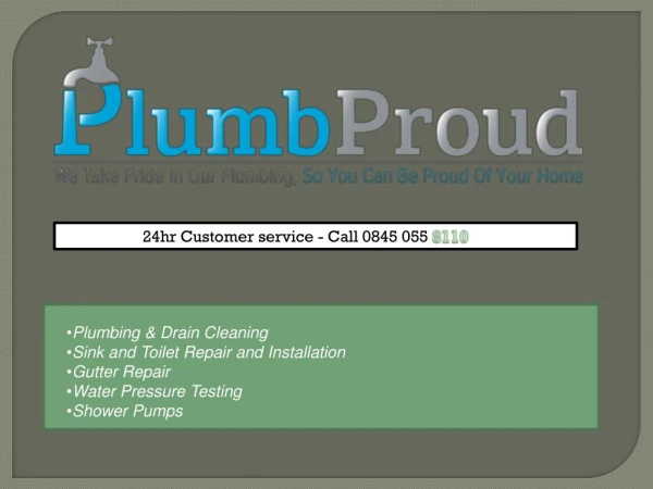 Local Plumbers In Northampton