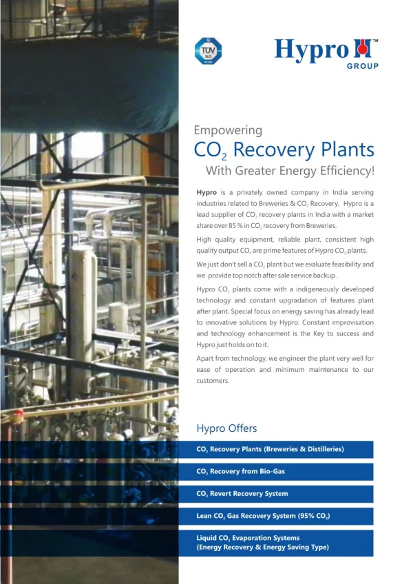 Co2 Recovery Brochure - Hypro Group