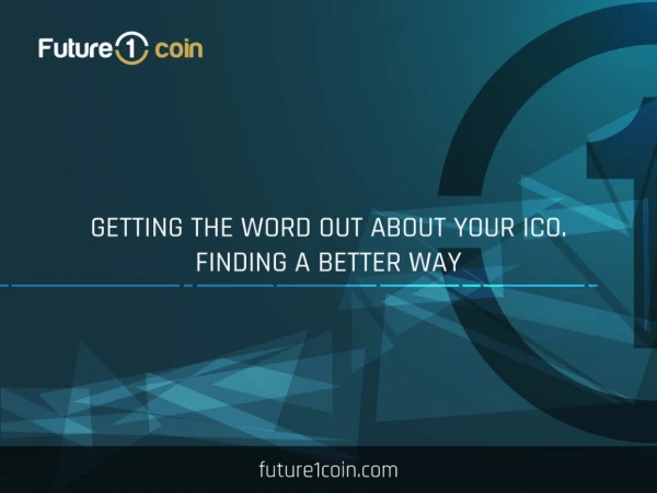 Getting the word out about your ICO. Finding a better way