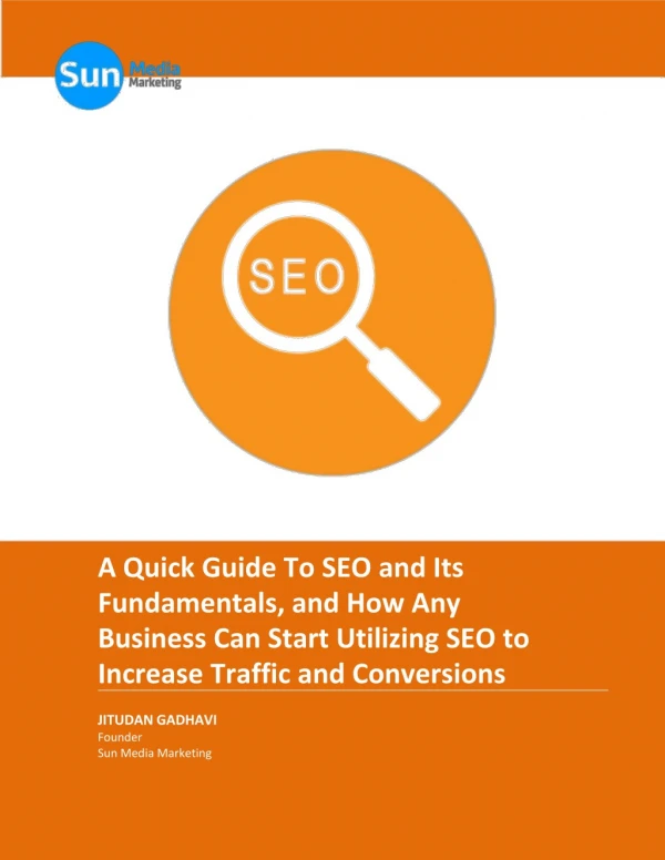 A quick guide to seo and its fundamentals - whitepaper