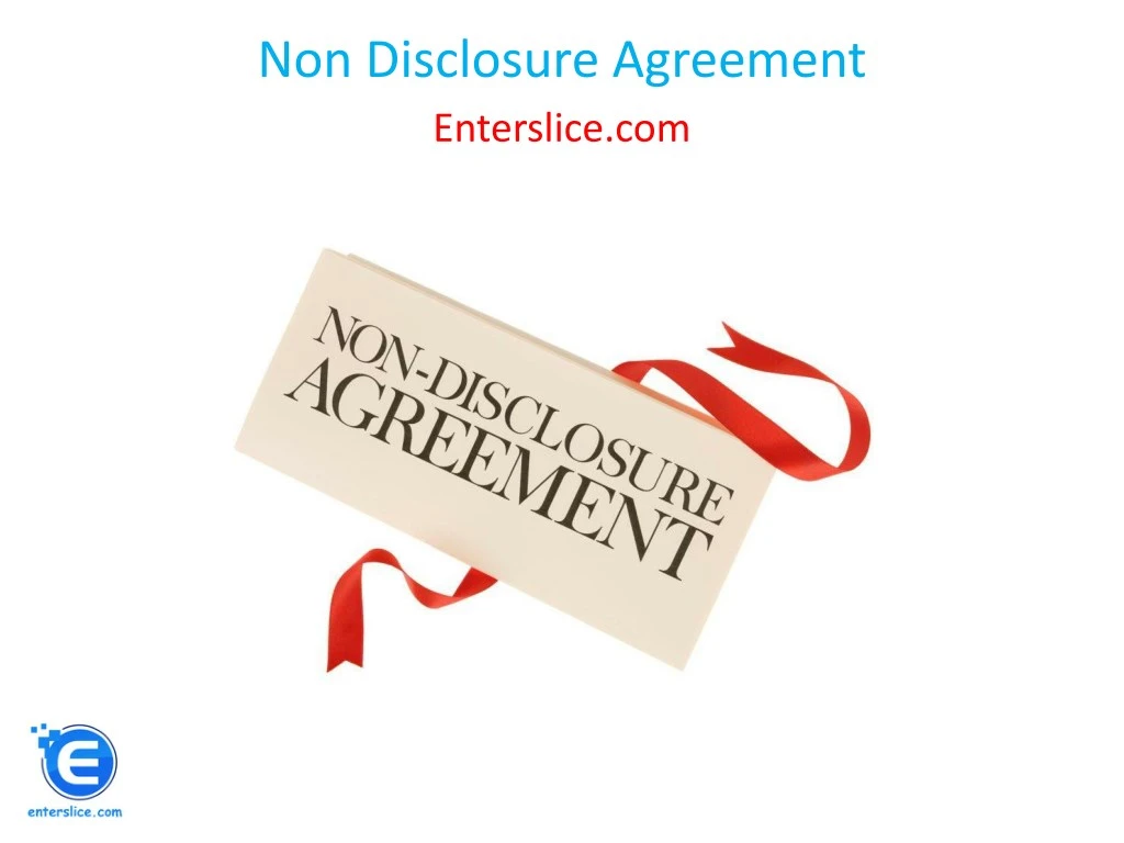 non disclosure agreement enterslice com