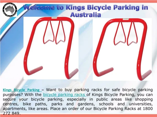 Bicycle Parking Racks Service in Australia