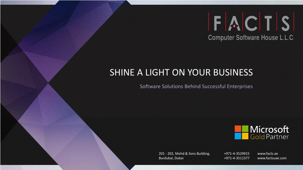 shine a light on your business