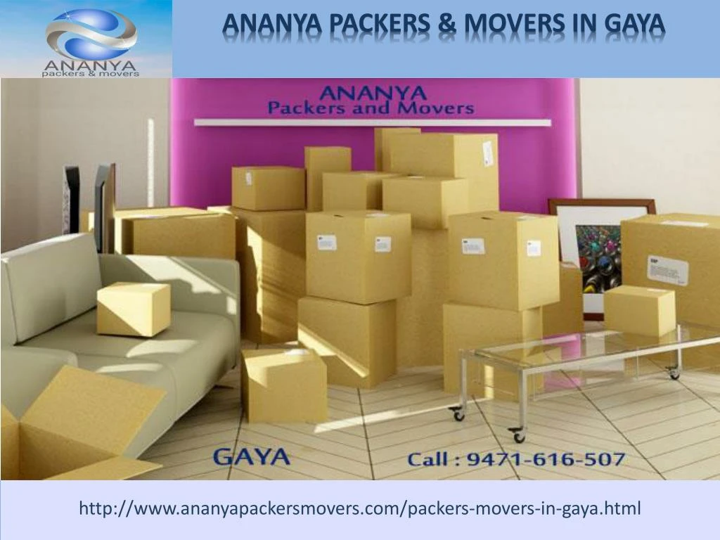 ananya packers movers in gaya