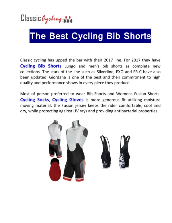 Cycling Jersey | Bib Shorts | Socks | Gloves