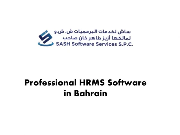 Best and Professional HRMS Software in Bahrain