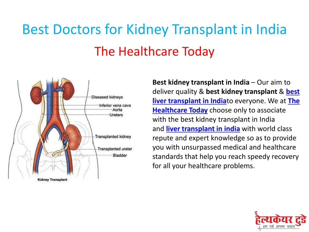 best doctors for kidney transplant in india