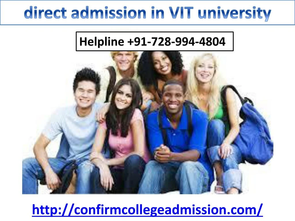 direct admission in vit university
