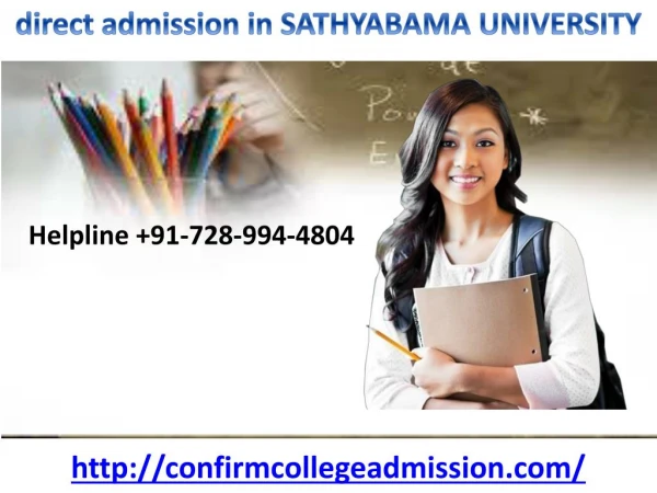 Guidance for direct admission in Hindustan University | Ring on 91-728-994-4804