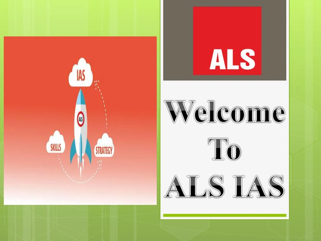 welcome to als ias