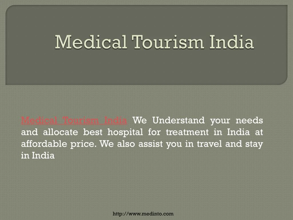 medical tourism india