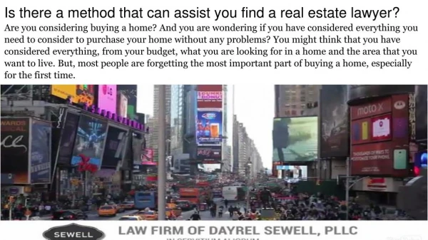 Real Estate Lawyer Brooklyn