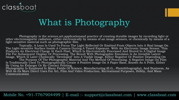 photography courses in pune