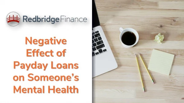 Negative Effect of Payday Loans on Someone’s Mental Health