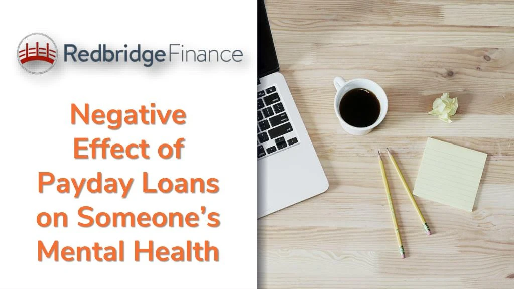negative effect of payday loans on someone s mental health